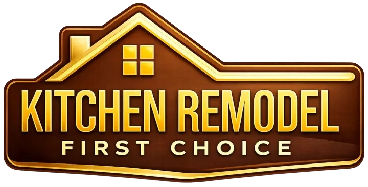 Kitchen Remodel First Choice Logo Yellow